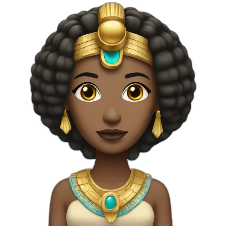 cleopatre white emoji