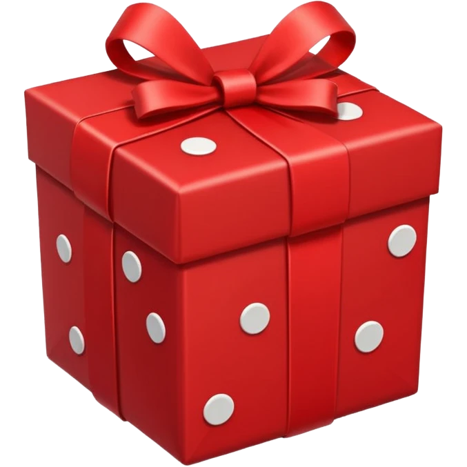 gift box with points inside emoji