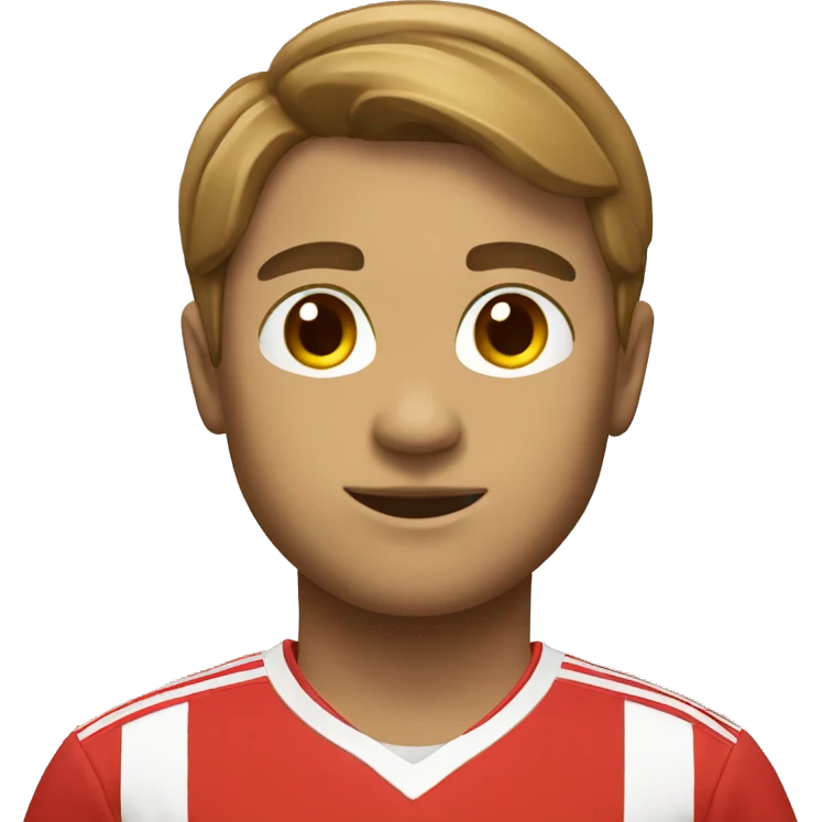 Red soccer jersey number 11 emoji