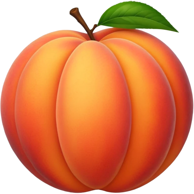 Peach emoji