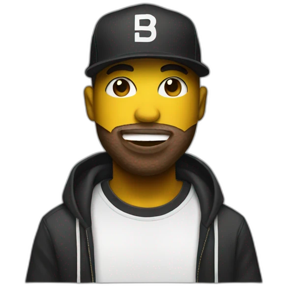 Face mask rapper  emoji