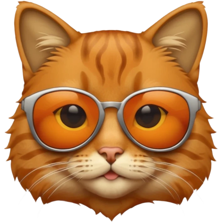 Cat wearing sunglasses emoji
