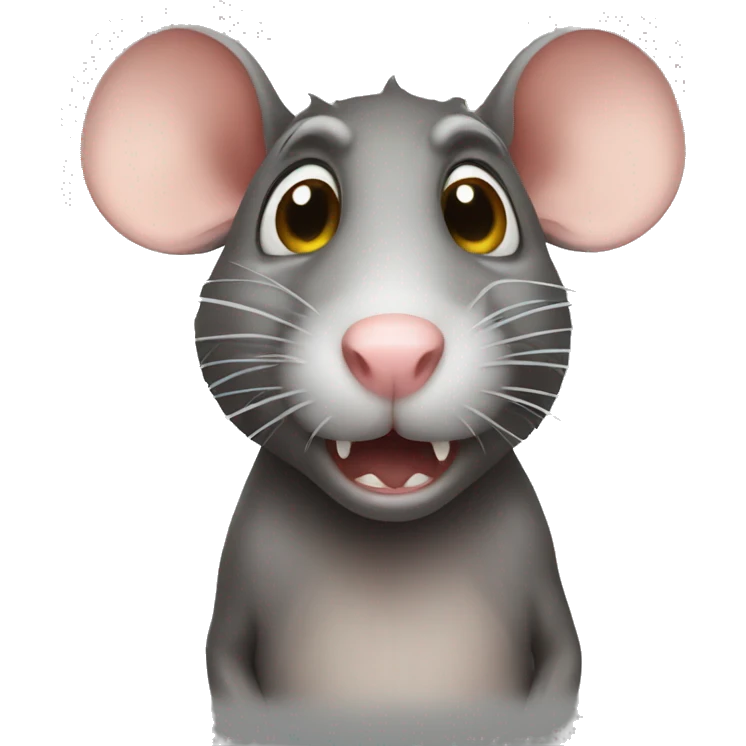 ugly rat  emoji
