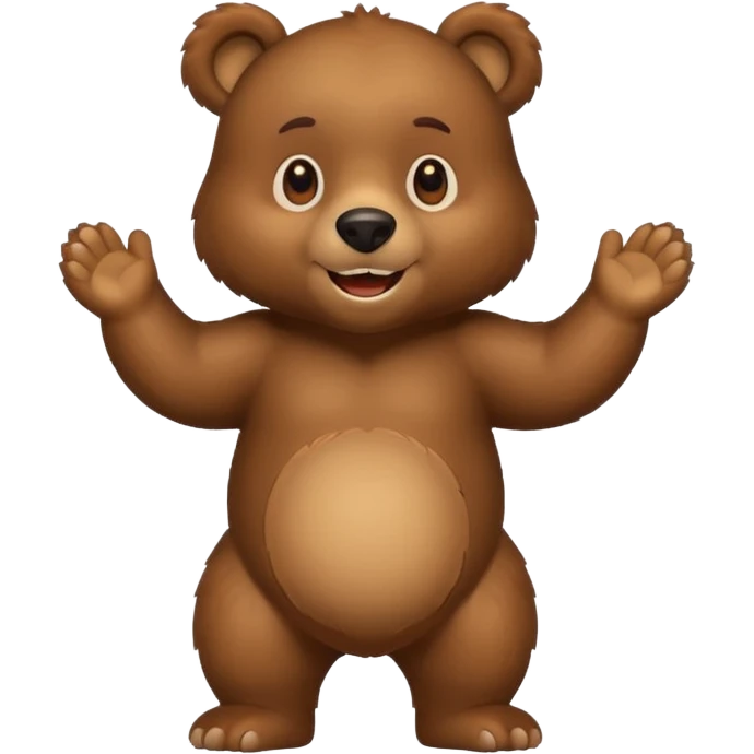 animate bear emoji