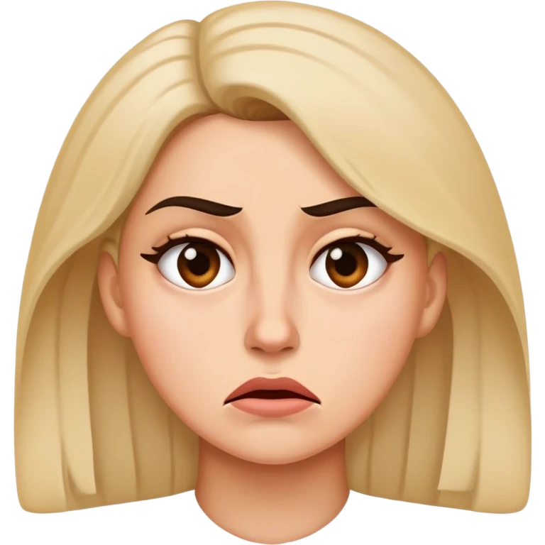 Woman disgusted  emoji