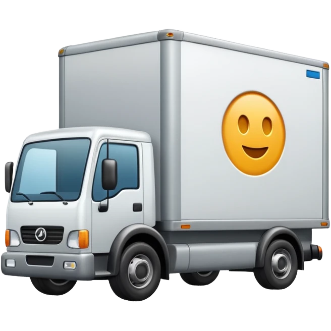 shipping box truck emoji
