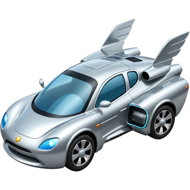 Uçan araba  emoji