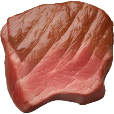 steak in the plate top view emoji