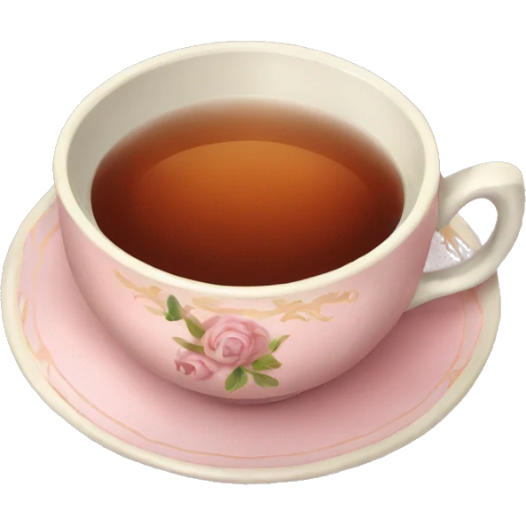 Aesthetic tea cup emoji