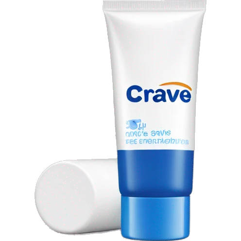 eye cream bottle with label cerave style  emoji