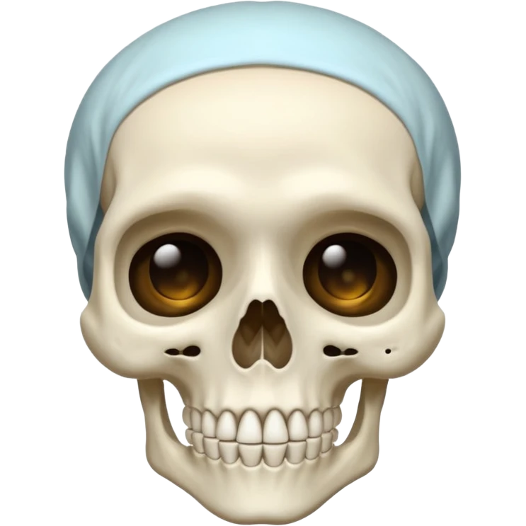 Shy Skeleton emoji