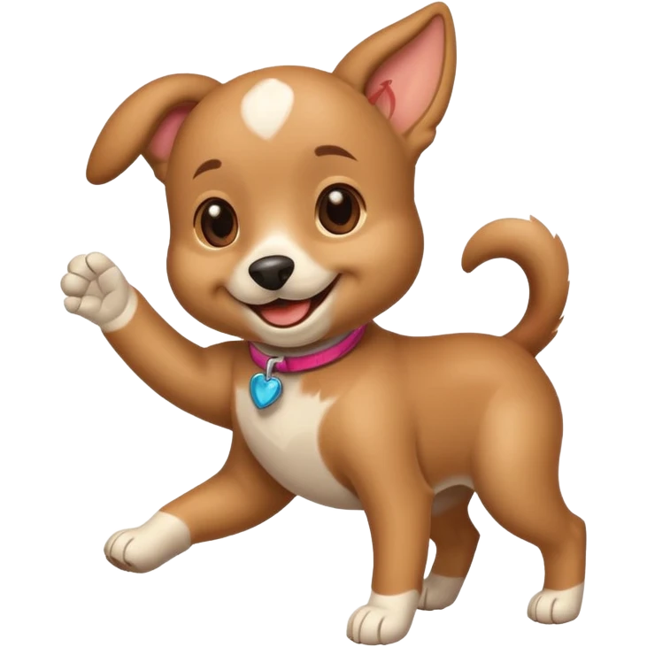 Dancing dog animated emoji emoji