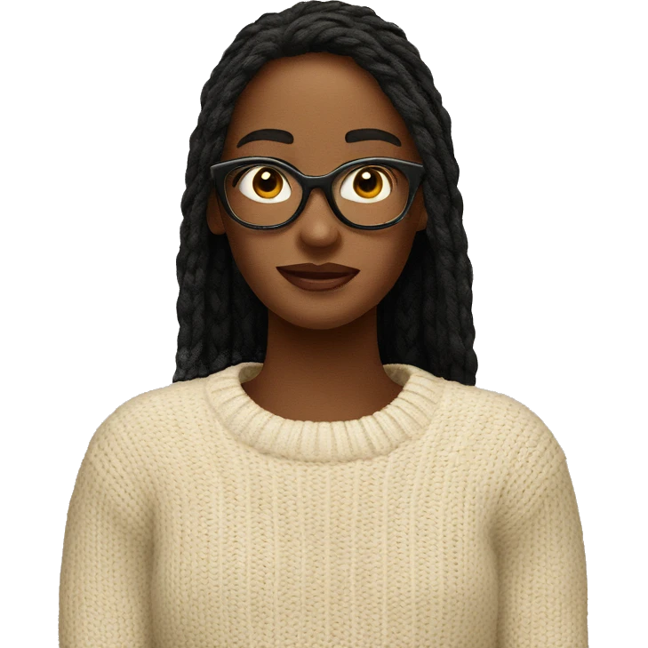 cream knit sweater emoji