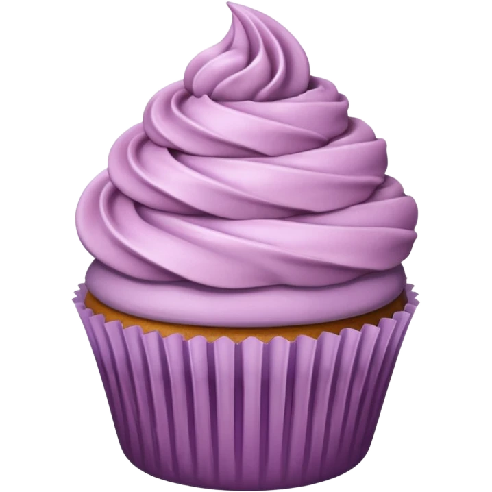Mauve cupcake emoji