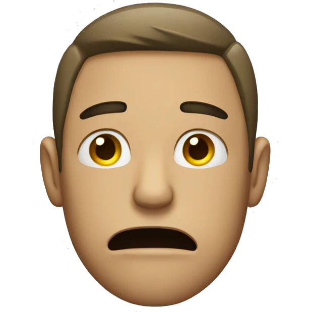 guy crying emoji