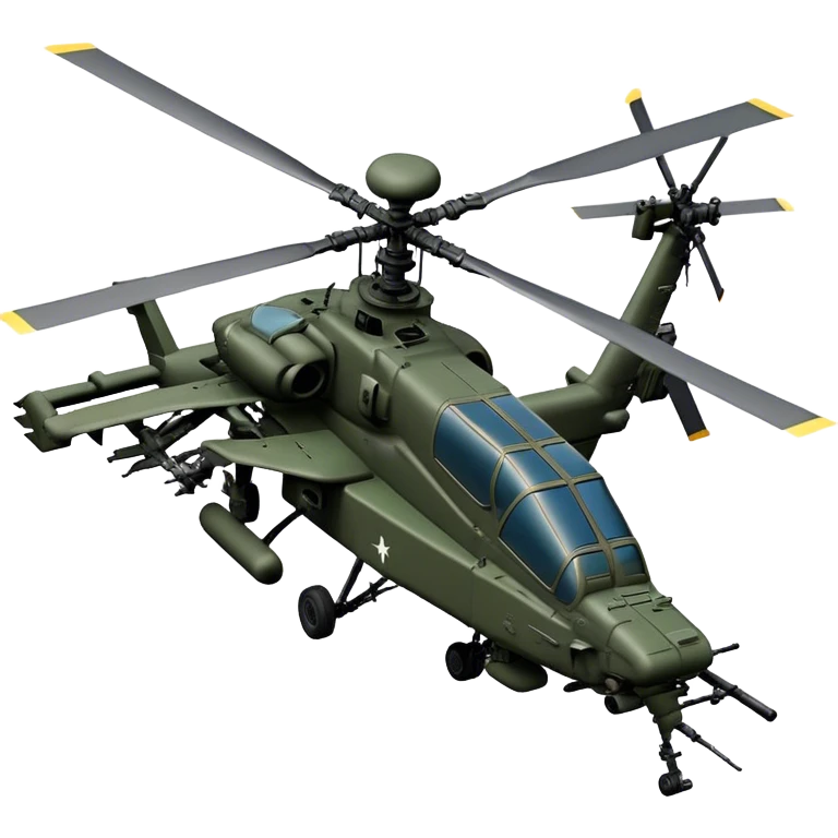 AH-64E Apache - Boeing (Model Year: 2021) (Iconic army green) emoji