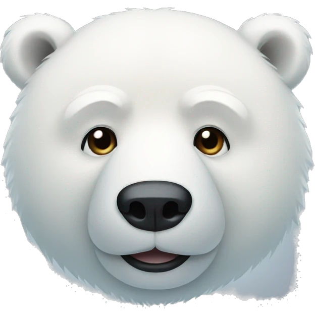 polar bear face emoji