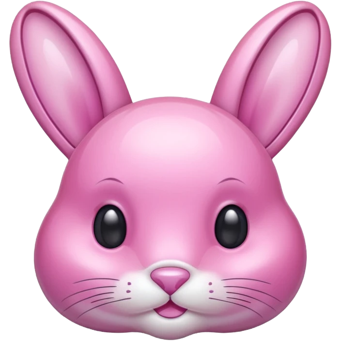 crystal bunny pink emoji