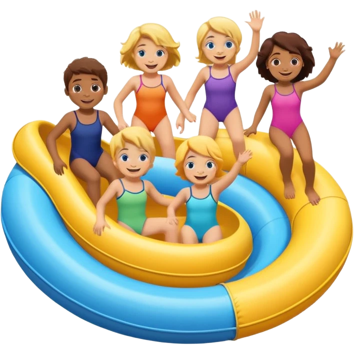 kids tube slide spiral emoji