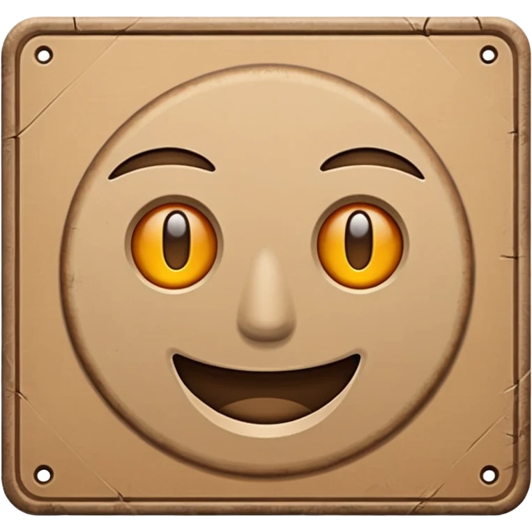 cardboard sign emoji