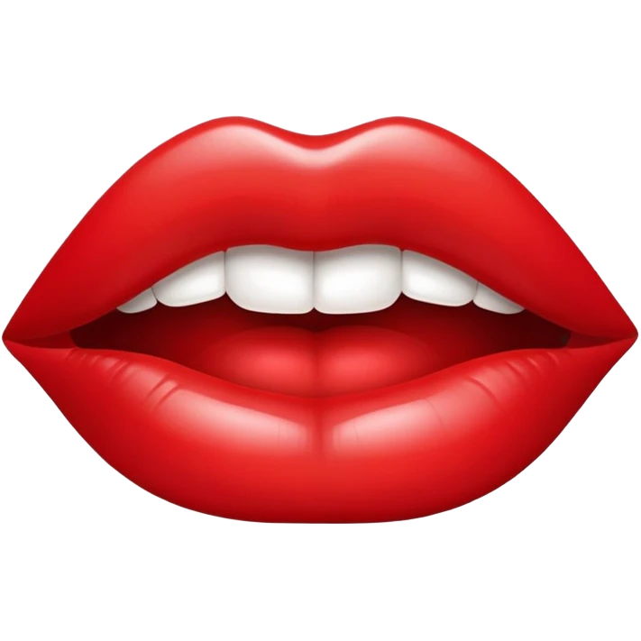 Woman lips emoji