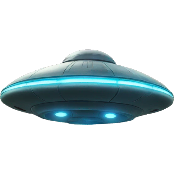 UFO flying emoji