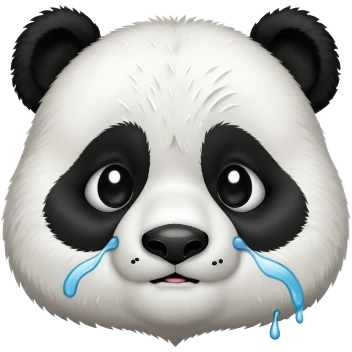 Combine these two: 🐼 😭  emoji