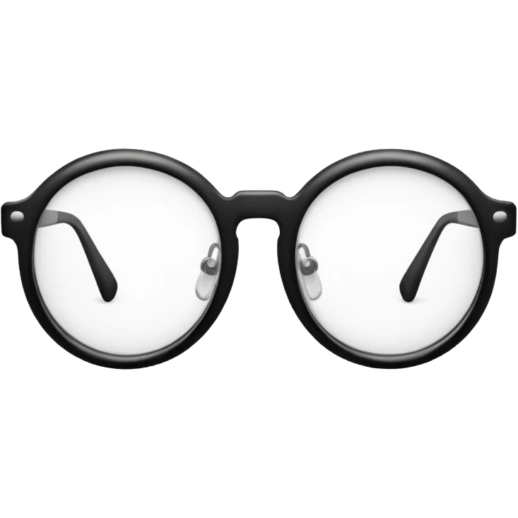 Black glasses  emoji