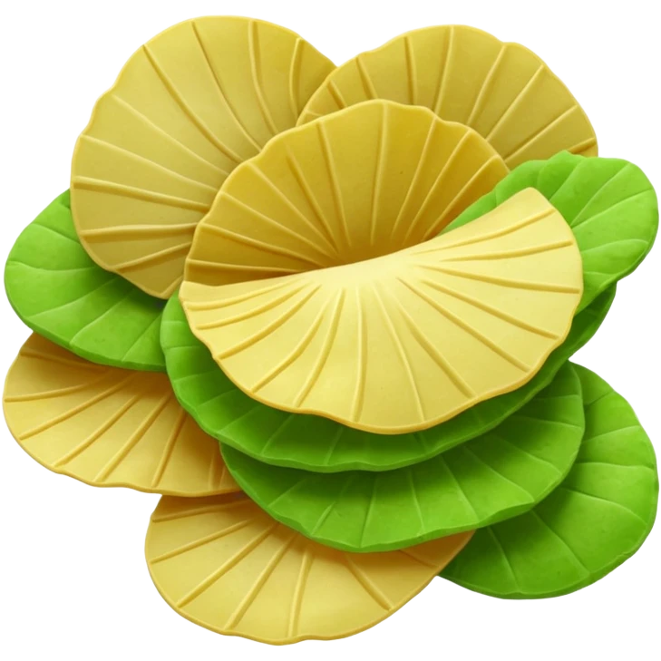 green potato chips emoji