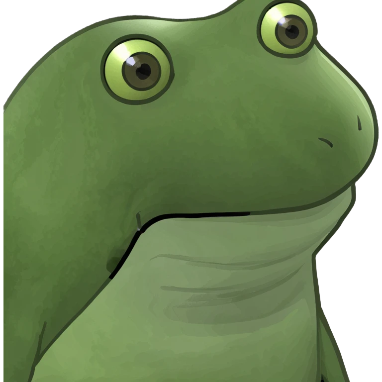two hearts green bufo frog meme style emoji