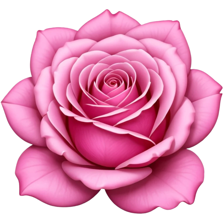 Pink rose emoji