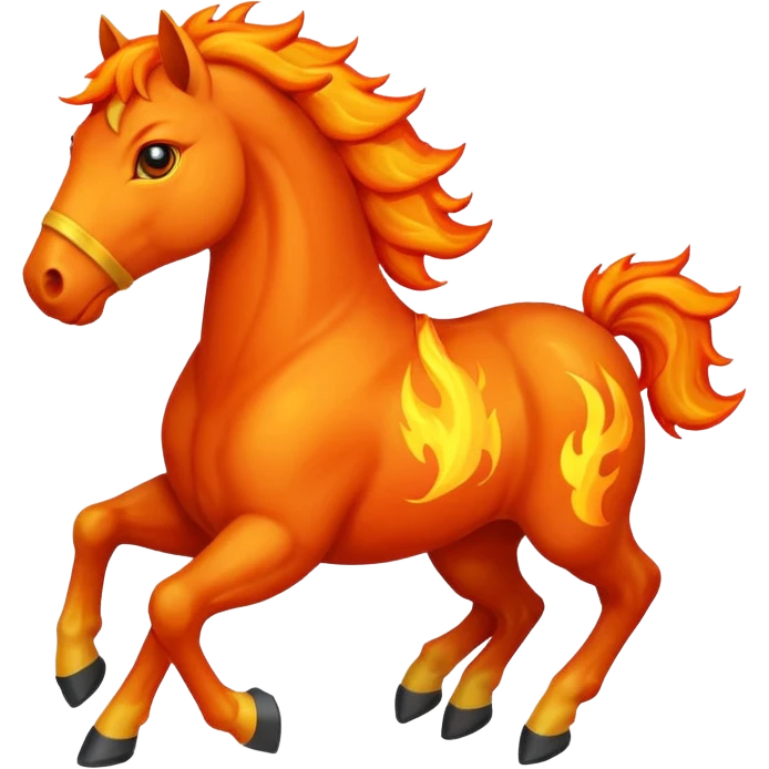 fire horse emoji