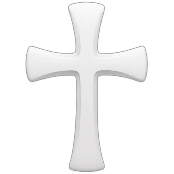 white cross emoji