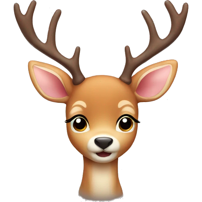 cute deer emoji