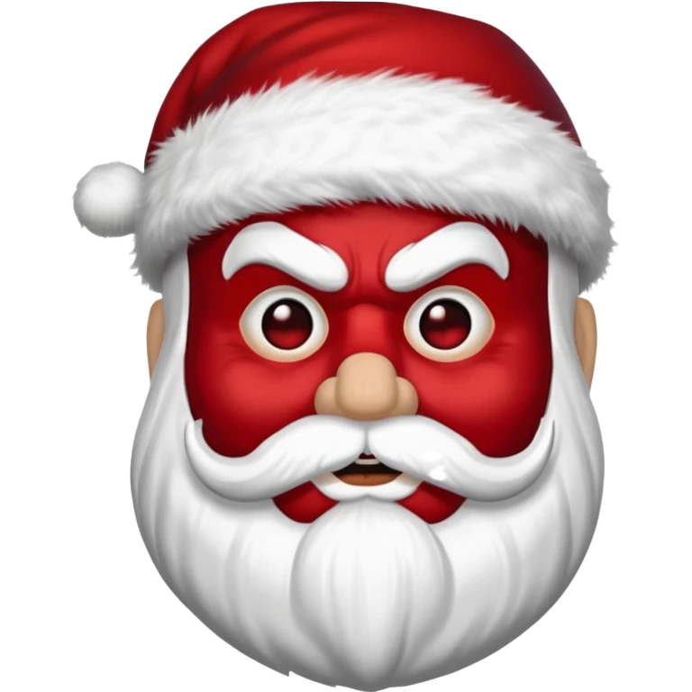 scary mask santa emoji