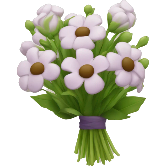 Smáli bouquet with primy emoji
