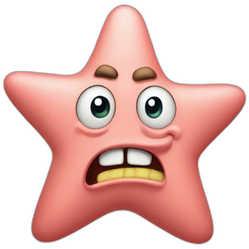 patrick star angry emoji