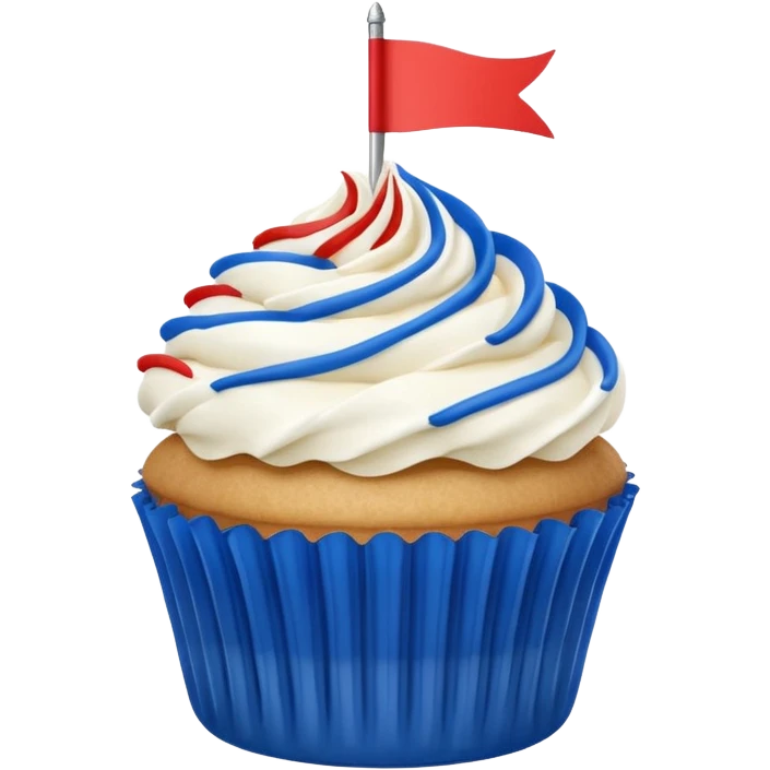 4th of july cupcake flag emoji