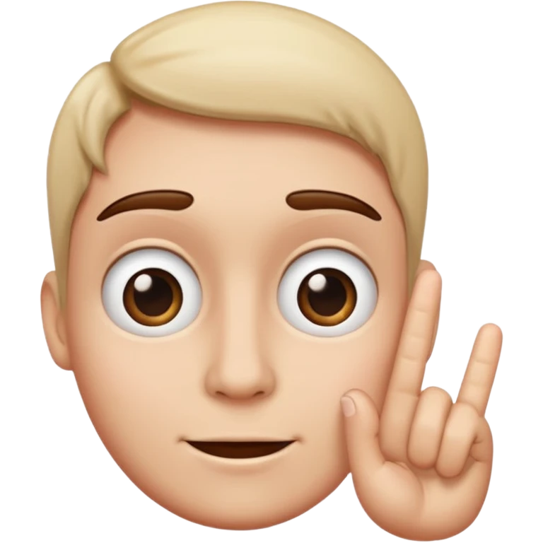 face with fingers emoji