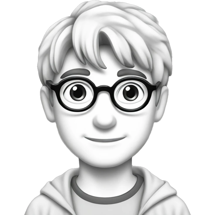 harry potter para colorear emoji