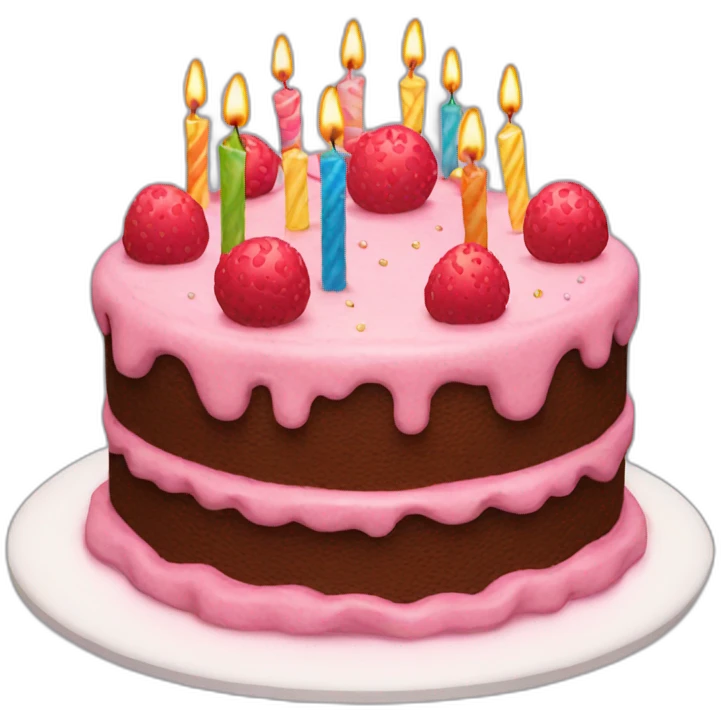 Happy birthday cake emoji