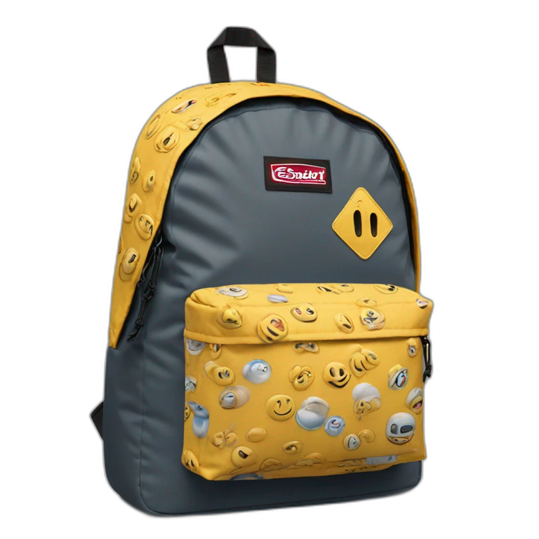 Un sac à dos Eastpak emoji