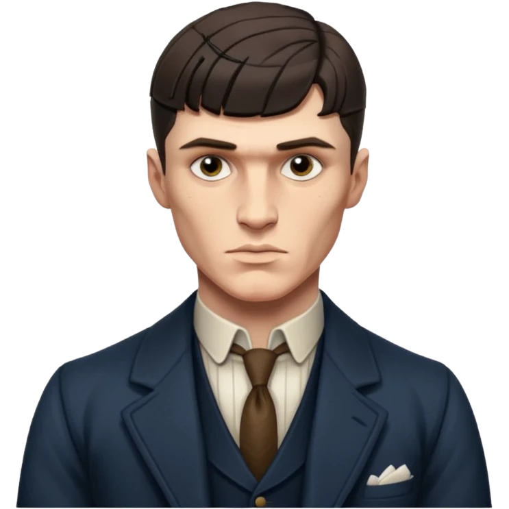 Thomas Shelby with a six pack emoji