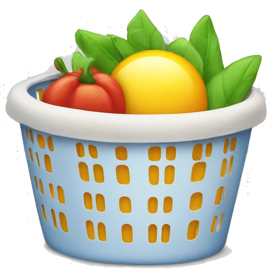 Laundry basket emoji