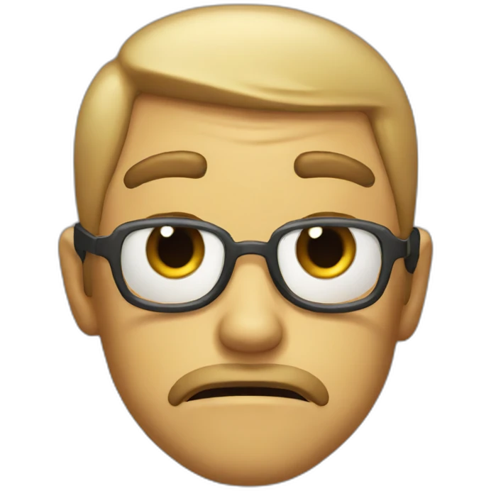 Face of disgust emoji