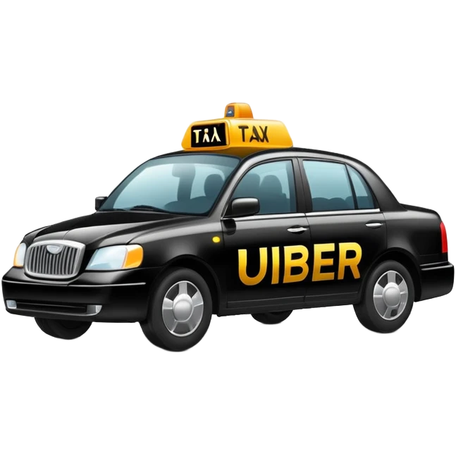 uber taxi emoji
