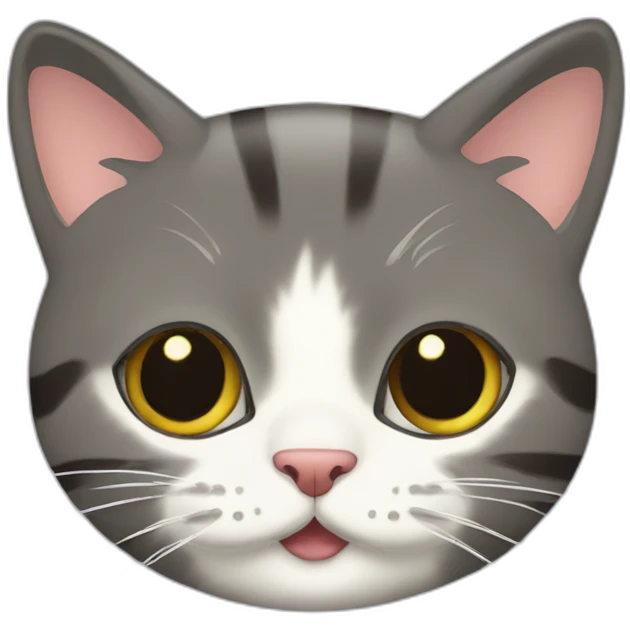кошка с мячиком emoji