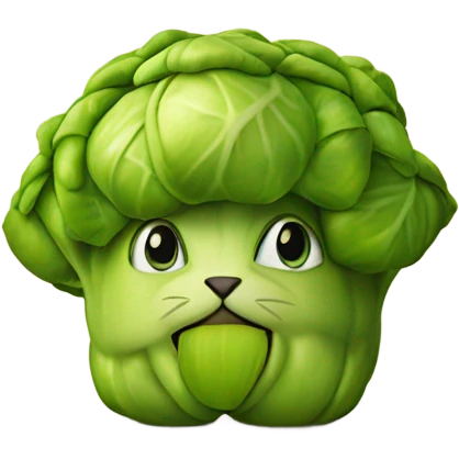 Choux de Bruxelles chat emoji