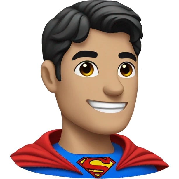 Superman in slippers  emoji