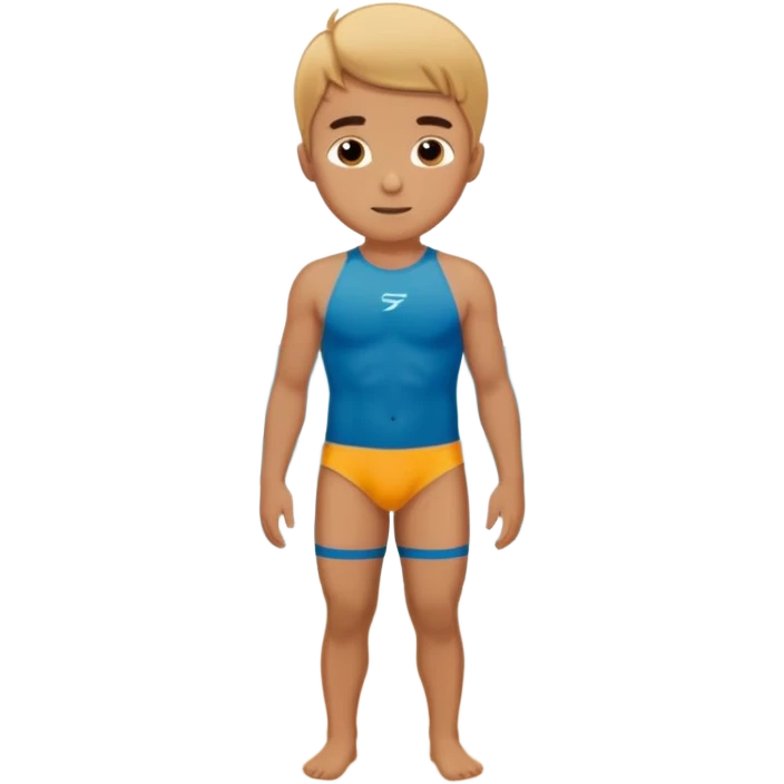 boy in speedo on beach emoji